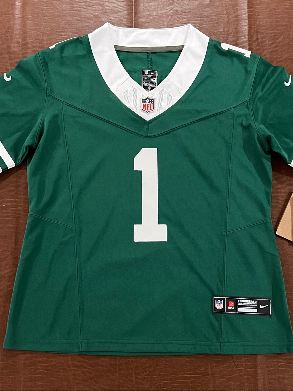 NWT Nike New York Jets #1 Sauce Women’s Jersey - Size Medium